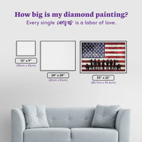Diamond Art Club Soldier Flag