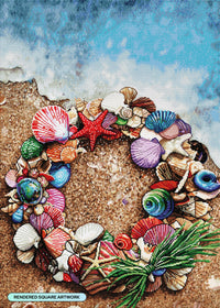 Diamond Art Club Wreath of Shells