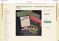 Graphic 45 Staples Holiday Hanging Die Set
