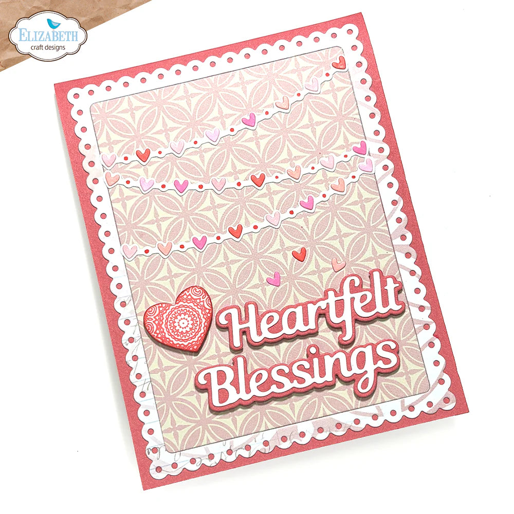 Elizabeth Craft Designs Happy Banners Metal Die Set