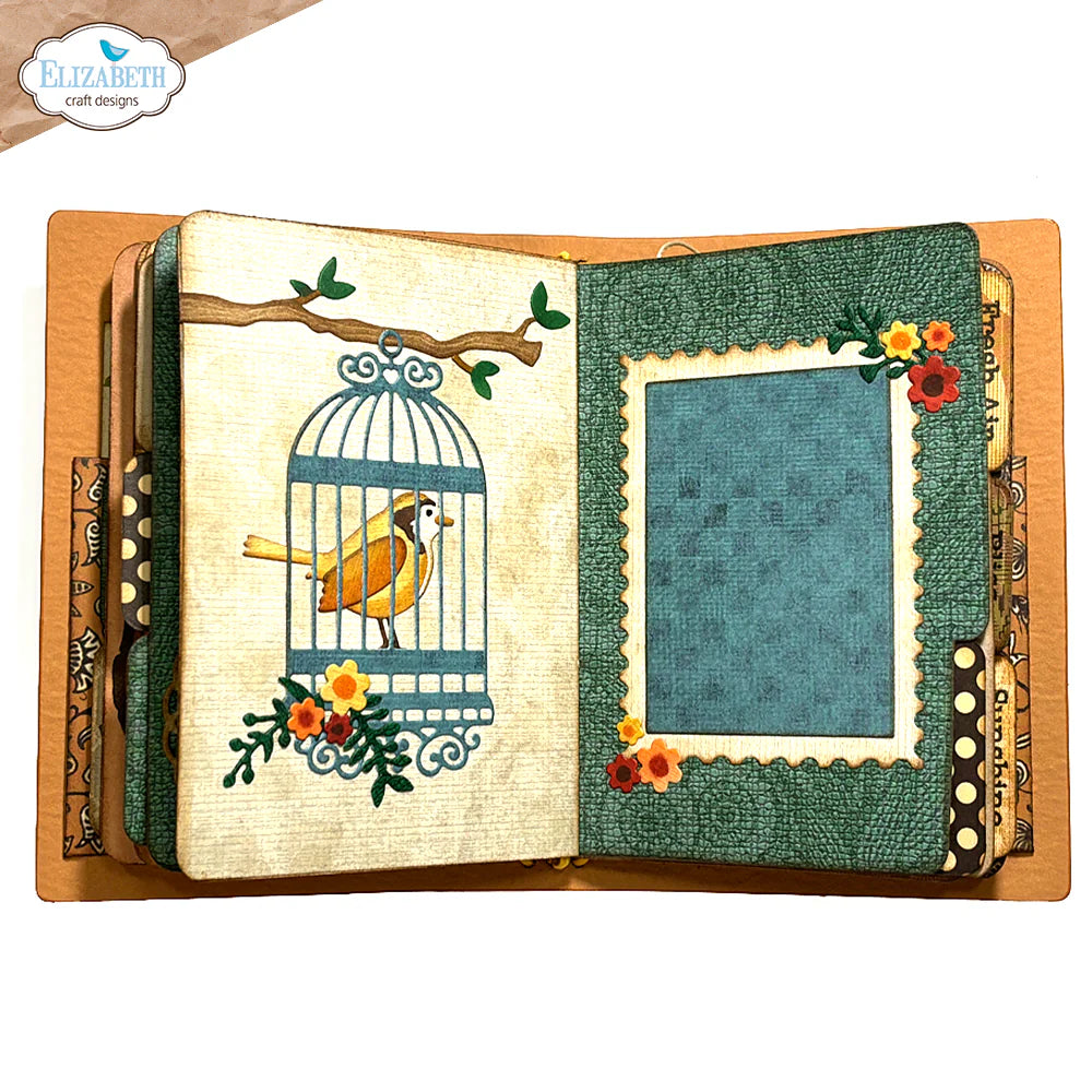 Elizabeth Craft Designs Birds & Dwellings Metal Die Set