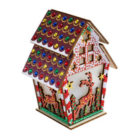 Diamond Art Club LED 3D Gingerbread House Reindeer