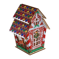 Diamond Art Club LED 3D Gingerbread House Reindeer