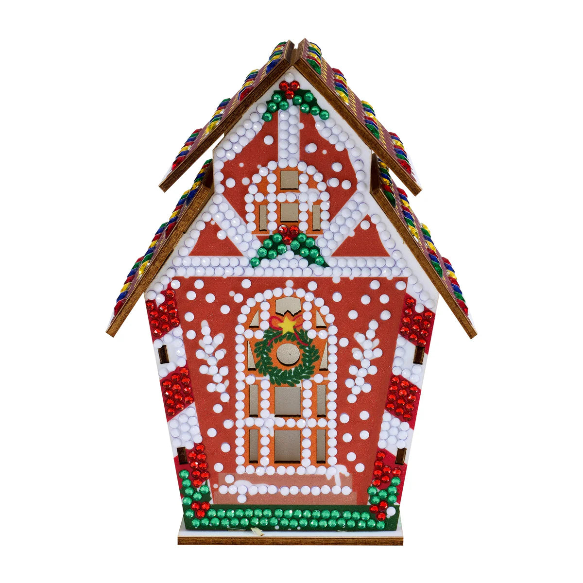 Diamond Art Club LED 3D Gingerbread House Reindeer