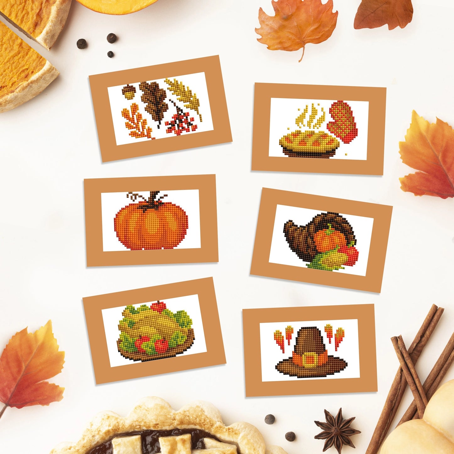 Diamond Art Club Mini Dazzles™ - Autumn & Thanksgiving BUNDLE (12 Pk)