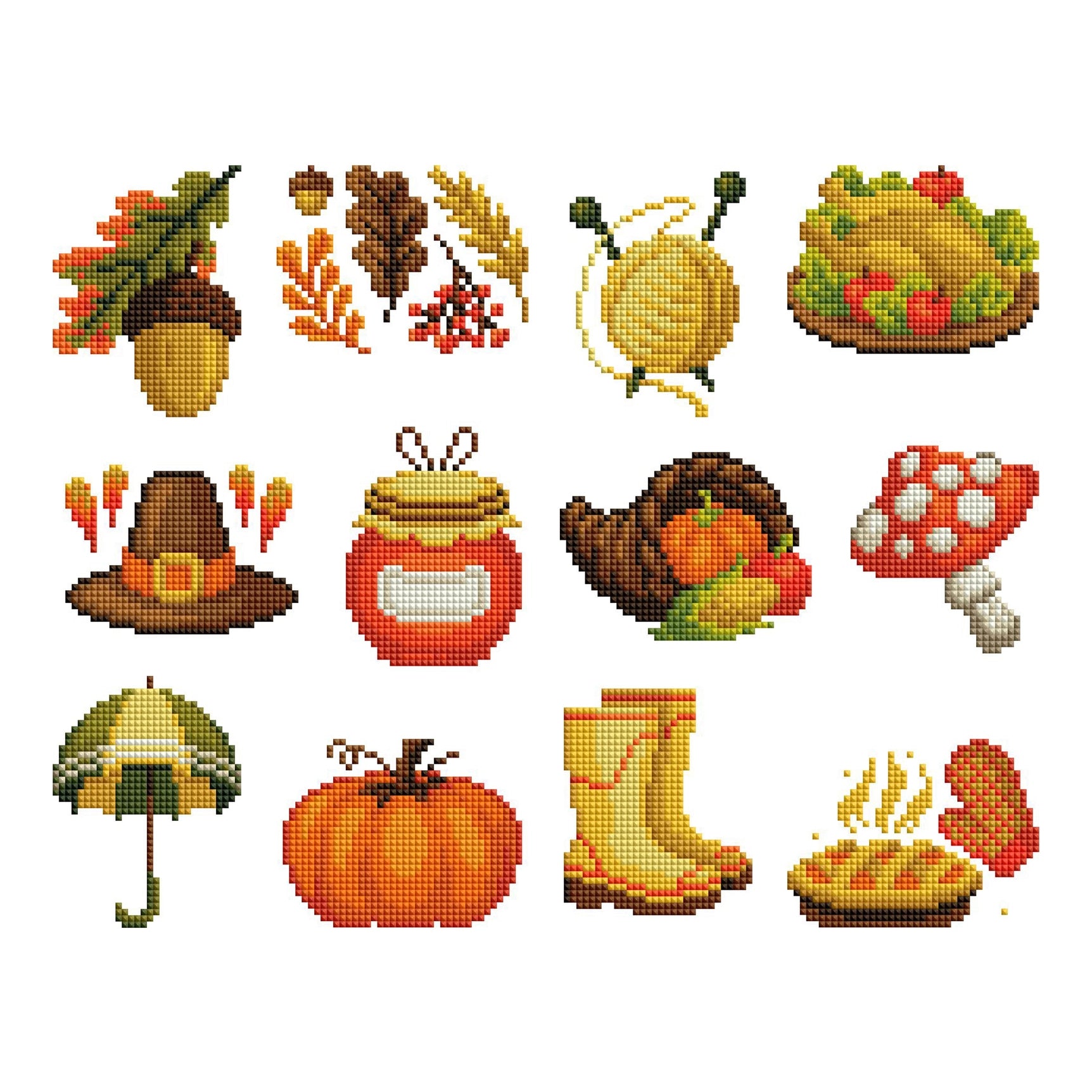 Diamond Art Club Mini Dazzles™ - Autumn & Thanksgiving BUNDLE (12 Pk)