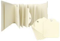 Graphic 45 Square Tag & Pocket Wrap-Around Album - Ivory