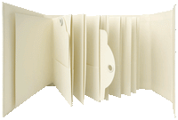 Graphic 45 Square Tag & Pocket Wrap-Around Album - Ivory