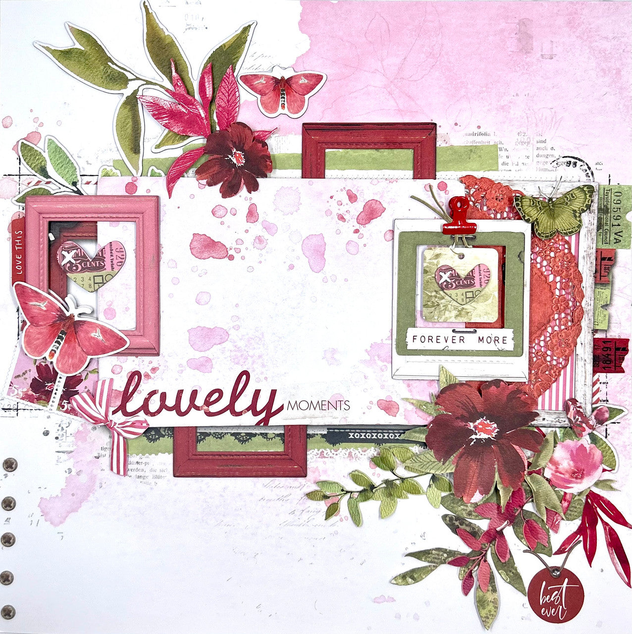 Lovely Moments 2-Page Layout (Virtual Class 71)