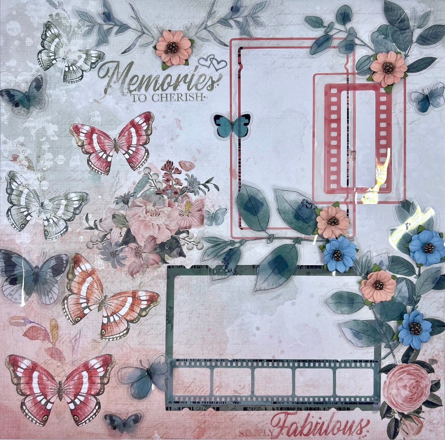 Butterfly Memories 2-Page Layout