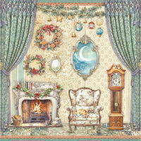 Stamperia Christmas Rose 12" x 12" Collectie Maxi Pad (22 enkelzijdig) 