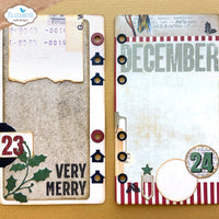 Elizabeth Craft Designs December Day By Day Stamp Set