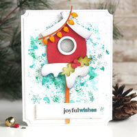 Elizabeth Craft Designs Holiday Birdhouse Metal Die Set