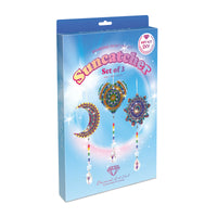 Diamond Art Club Suncatchers - Moon/Heart/Mandala