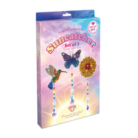 Diamond Art Club Suncatchers - Hummingbird/Butterfly/Sunflower