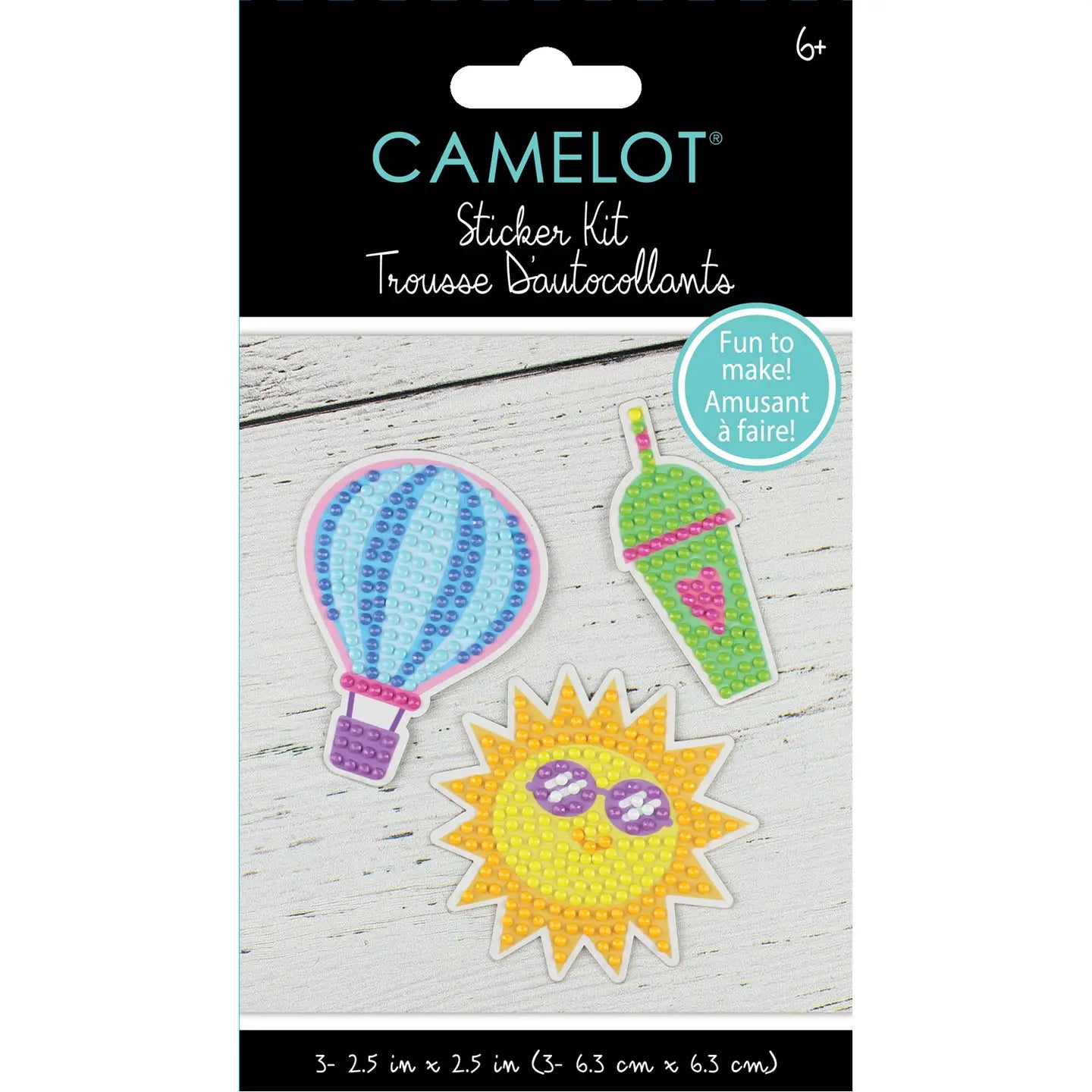 Camelot Dotz Summer Time Diamond Painting Sticker Kit