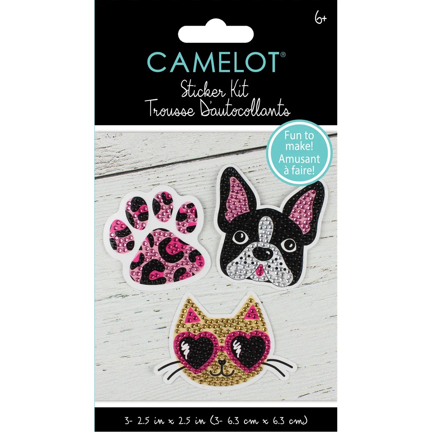 Camelot Dotz Paw-Some Diamond Painting Sticker Kit