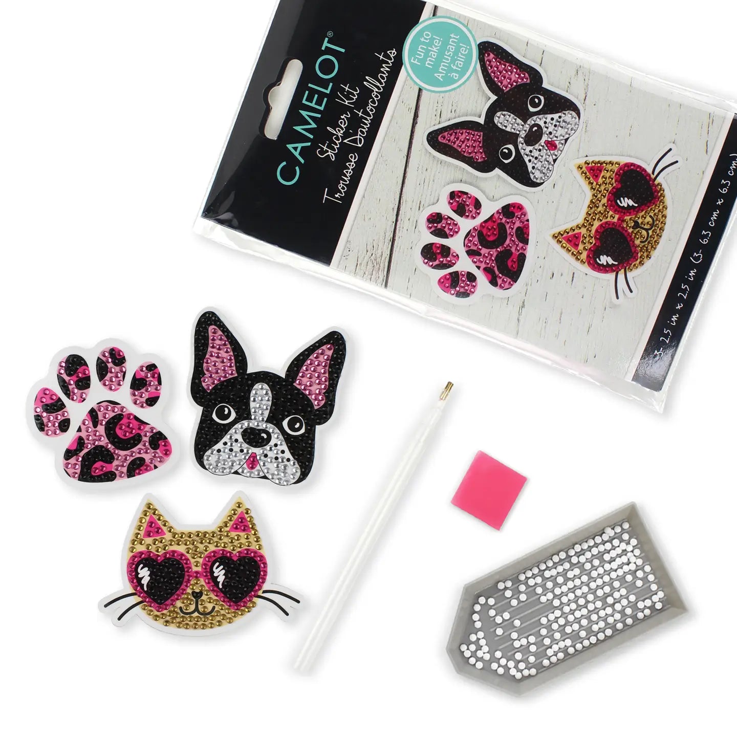 Camelot Dotz Paw-Some Diamond Painting Sticker Kit