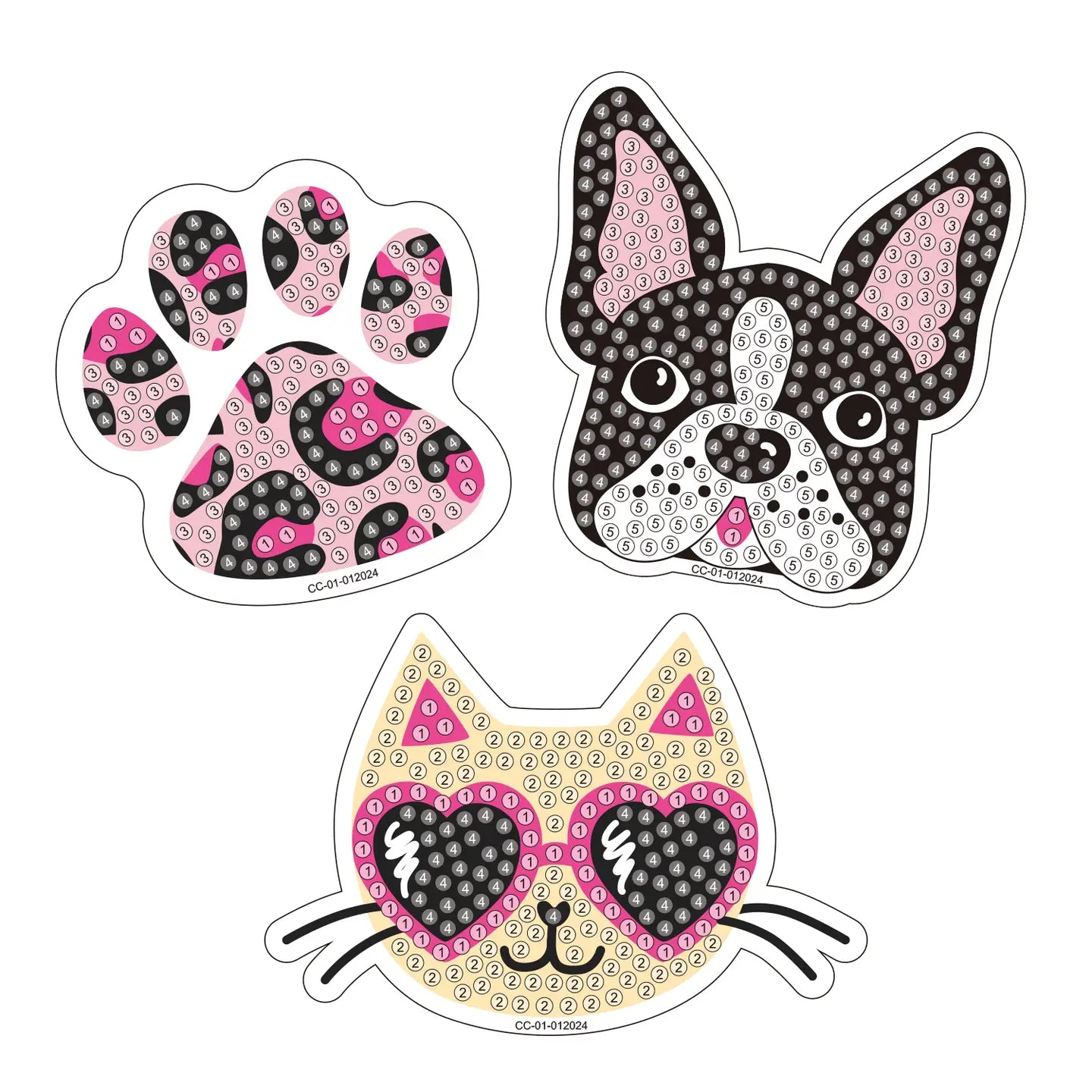 Camelot Dotz Paw-Some Diamond Painting Sticker Kit