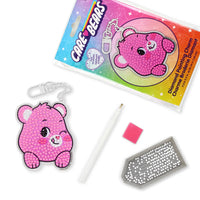 Camelot Dotz Cheer Bear Diamond Painting Key Charm Kit