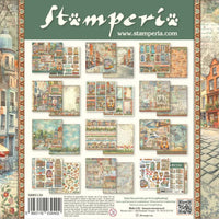 Stamperia Art of Travelling 8” x 8” Paper Pad