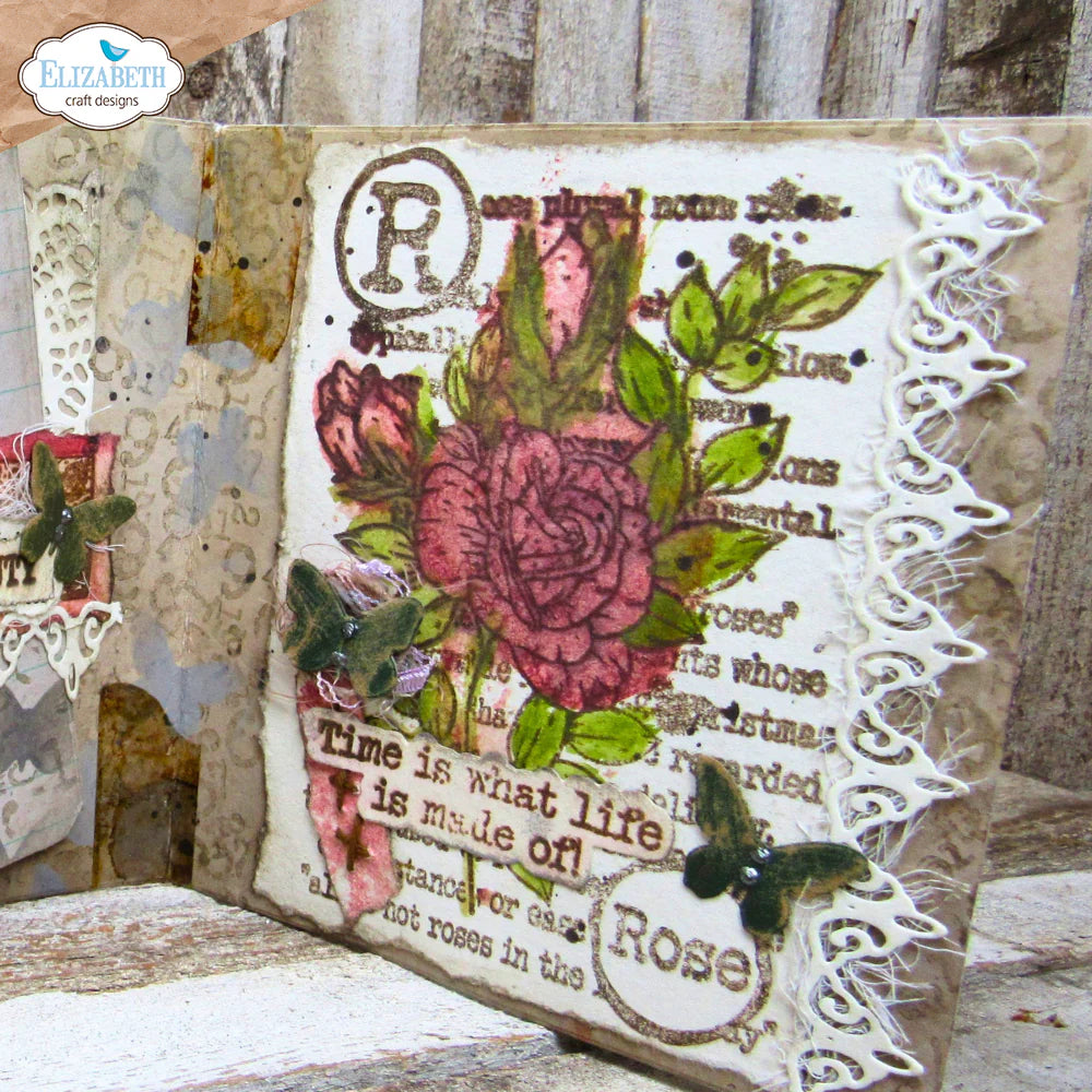 Elizabeth Craft Designs Rose Stamp Set