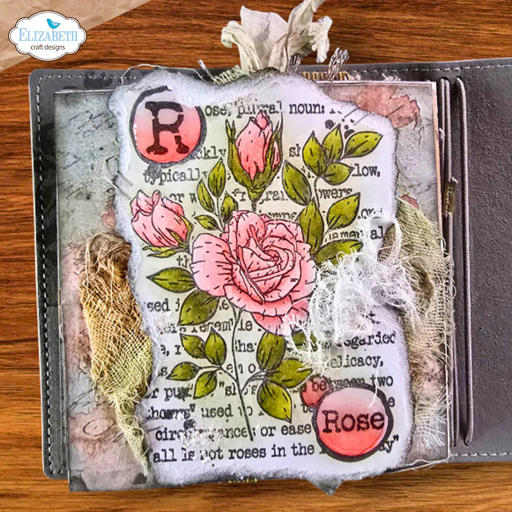 Elizabeth Craft Designs Rose Stamp Set