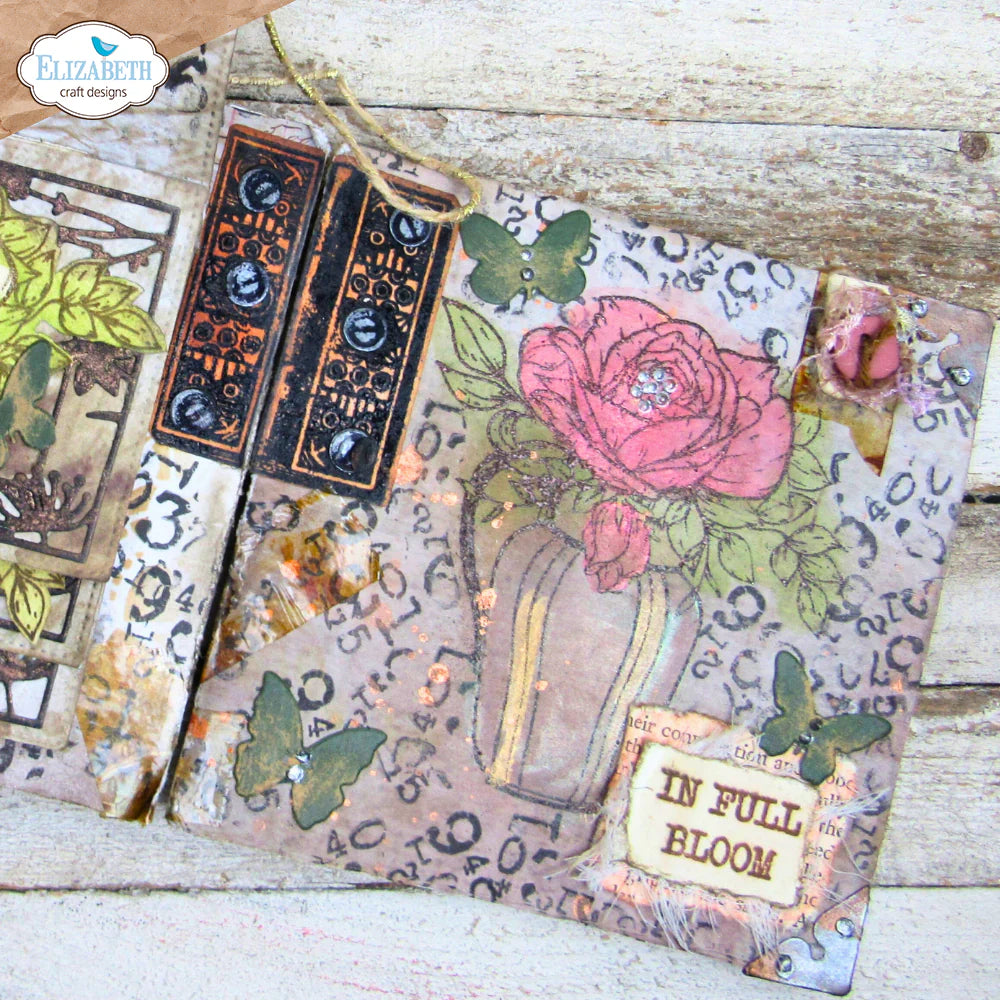 Elizabeth Craft Designs In Full Bloom Stamp Set