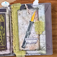 Elizabeth Craft Designs Just Write Die & Stamp Set