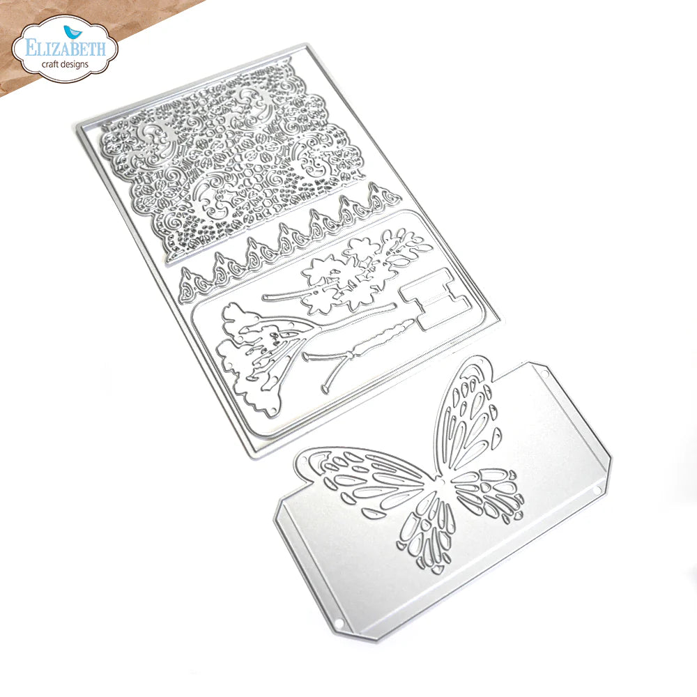 Elizabeth Craft Designs Laced Metal Die Set