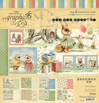 Graphic 45 Hip Hip Hooray - Mini Album & Matchbook Box 2025 Kit 4
