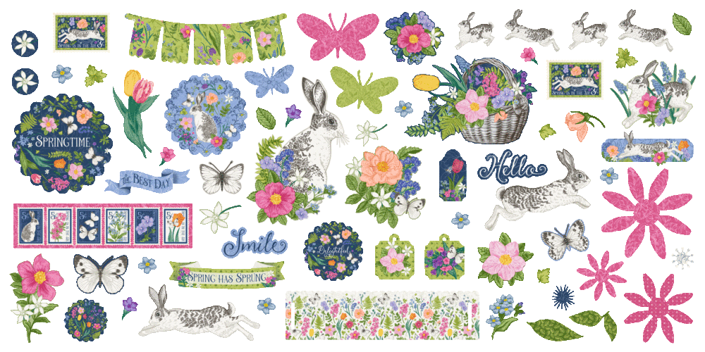 Graphic 45 Spring is in the Air Ephemera Assortment