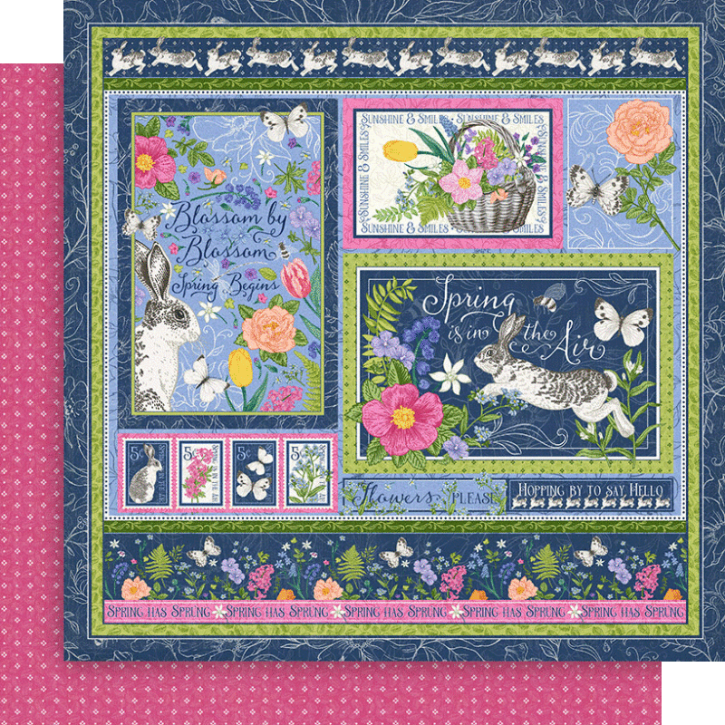 Graphic 45 Spring is in the Air 8” x 8” Collection Pack