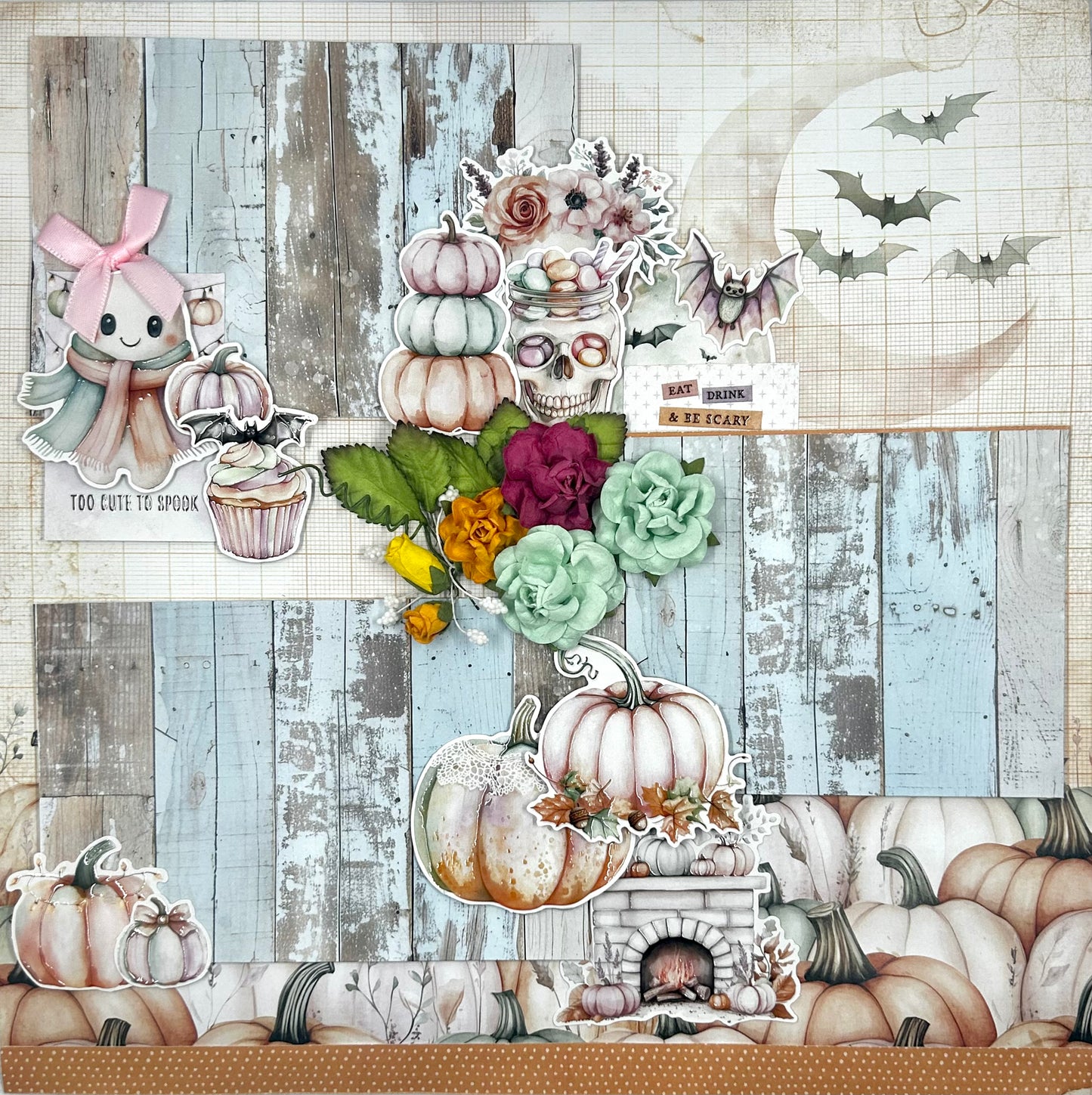 Too Cute to Spook 2-Page Layout (Virtual Class 126)