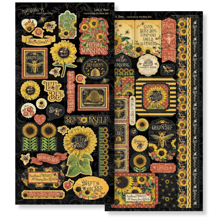 Graphic 45 Let It Bee - Keepsake Kit (with Exclusive Metal Die Set)