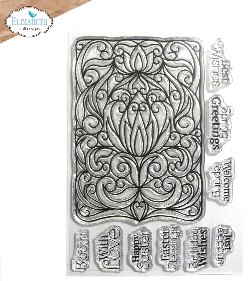 Elizabeth Craft Designs Easter Greetings Stamp Set