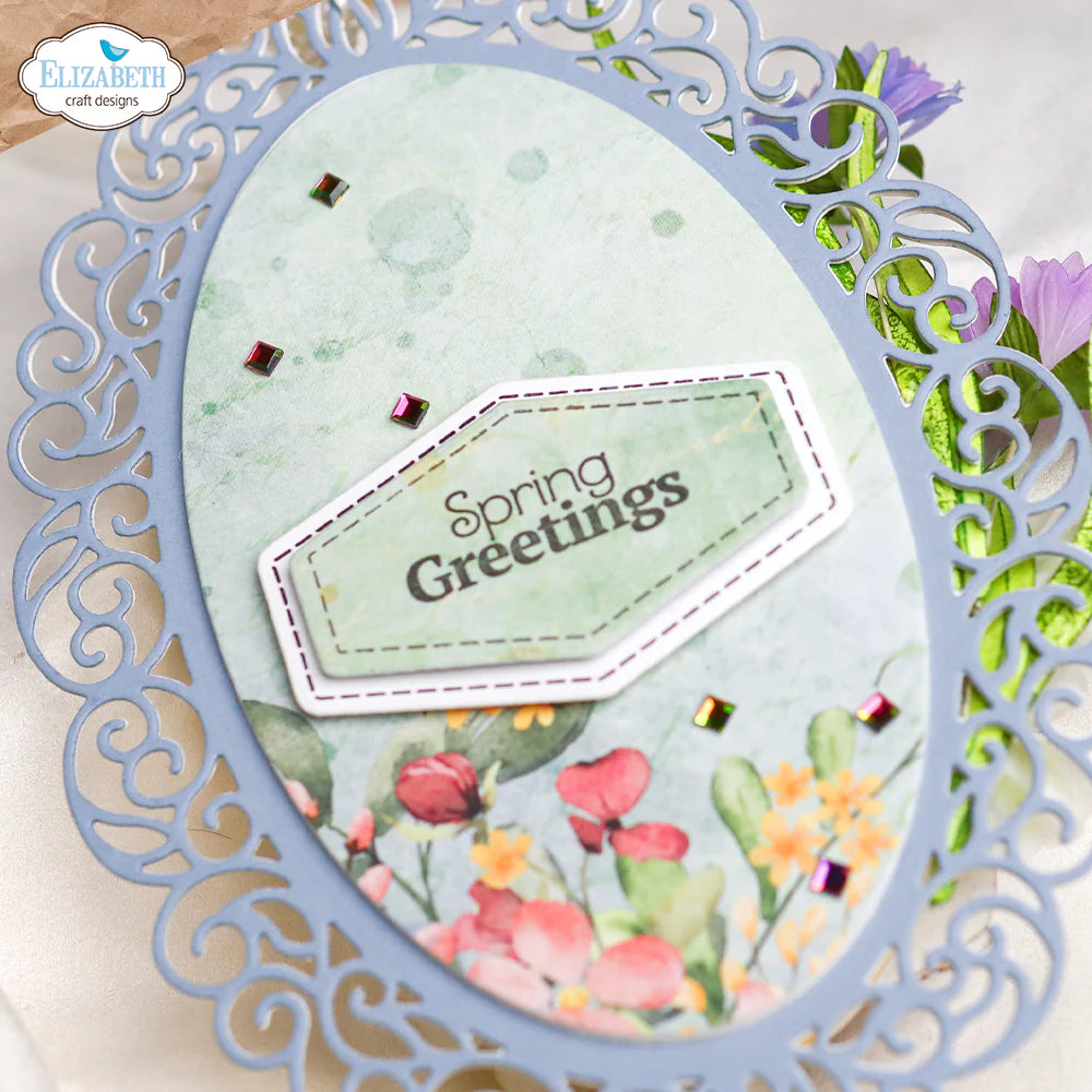 Elizabeth Craft Designs Easter Greetings Stamp Set