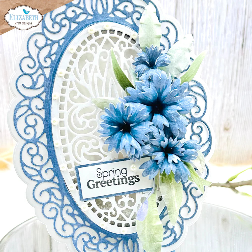 Elizabeth Craft Designs Cornflower Metal Die Set