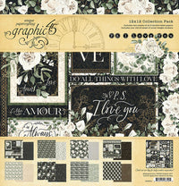 Graphic 45 P.S. I Love You  12x12 Collection Pack with Stickers