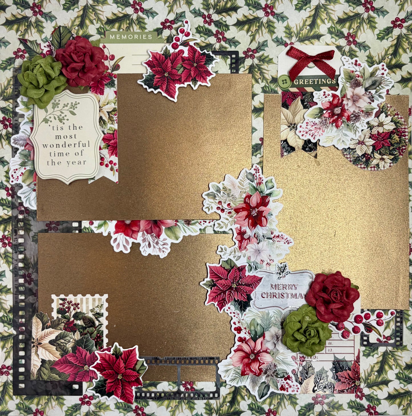 Merry Christmas 2-Page Layout (Virtual Class 127)