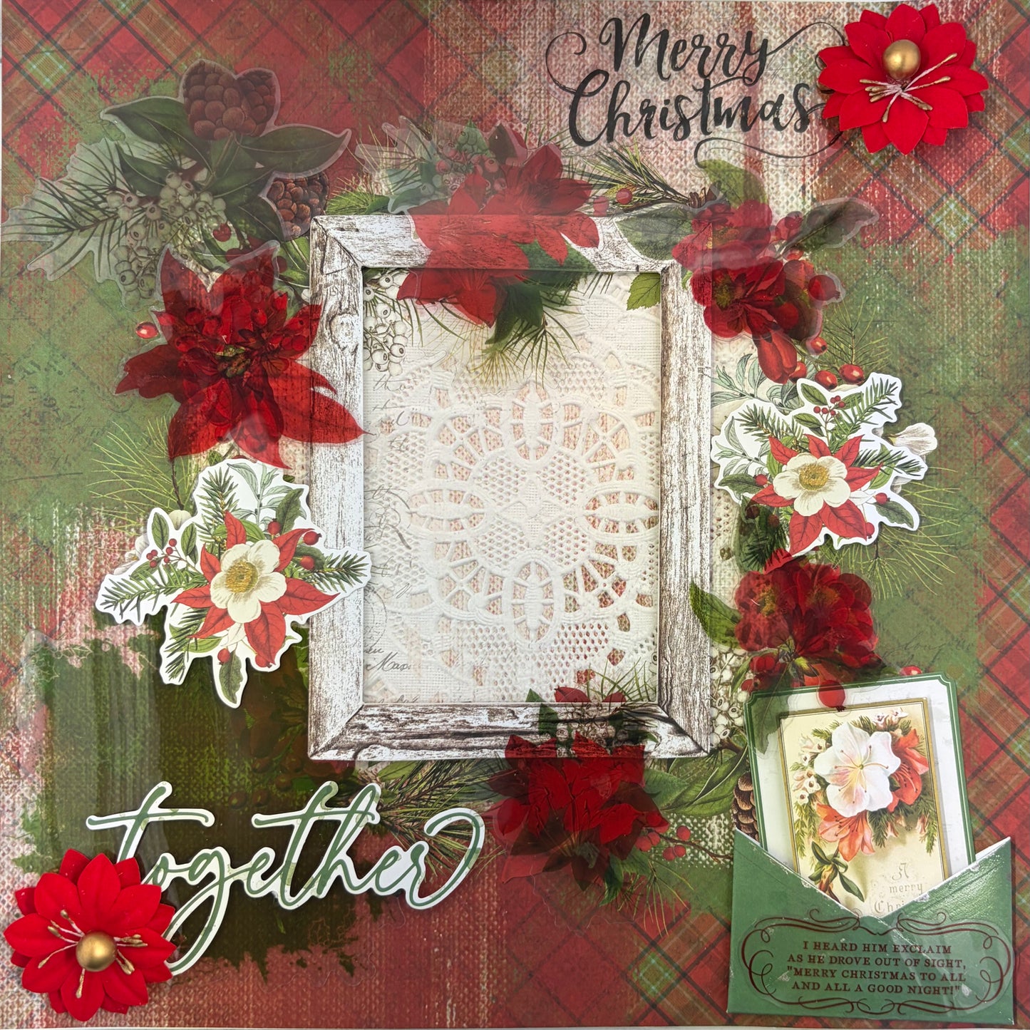 Poinsettia Dream 2-Page Layout (Virtual Class 128)