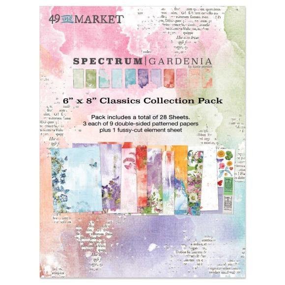 Paquete de colección clásico 49 y Market Spectrum Gardenia 6x8 