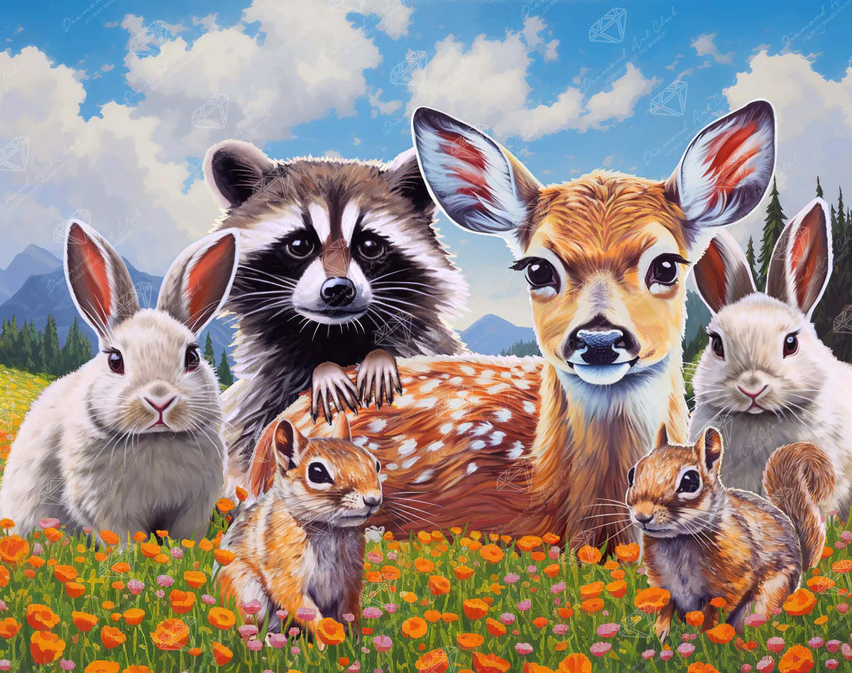 Diamond Art Club Furry Forest Friends