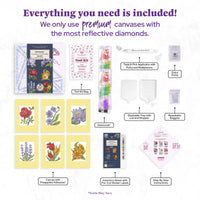 Diamond Art Club Mini Dazzles™ - Classic Flowers (6 Pk)