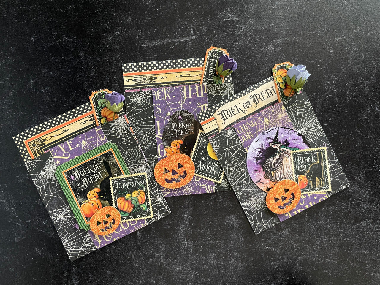 Graphic 45 Midnight Tales Peek-a-Boo Pop Up Album 2021 Monthly Project Volume 8