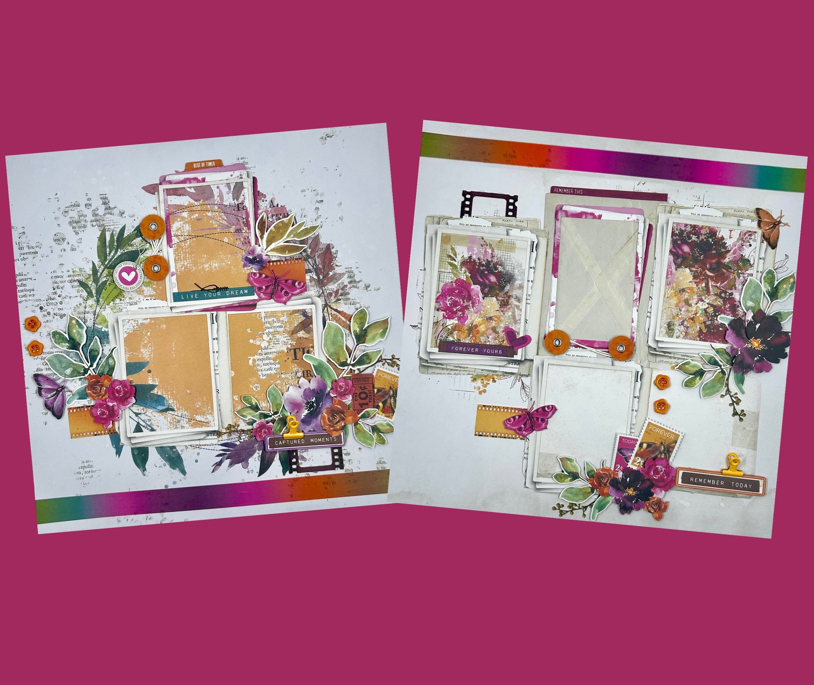 Live Your Dream 2-Page Layout