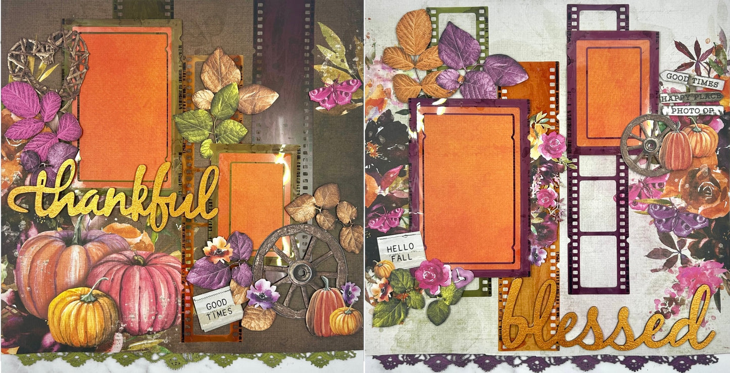 Pumpkin Spice 2-Page Layout