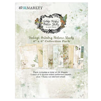 49 and Market Vintage Artistry Nature Study 6 x 8 Collection Pack