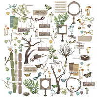 49 and Market Vintage Artistry Nature Study General Laser Cut Elements