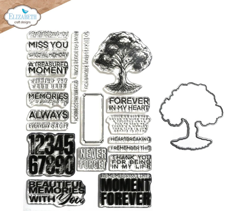 Elizabeth Craft Designs Tree of Life Die & Stamp Set